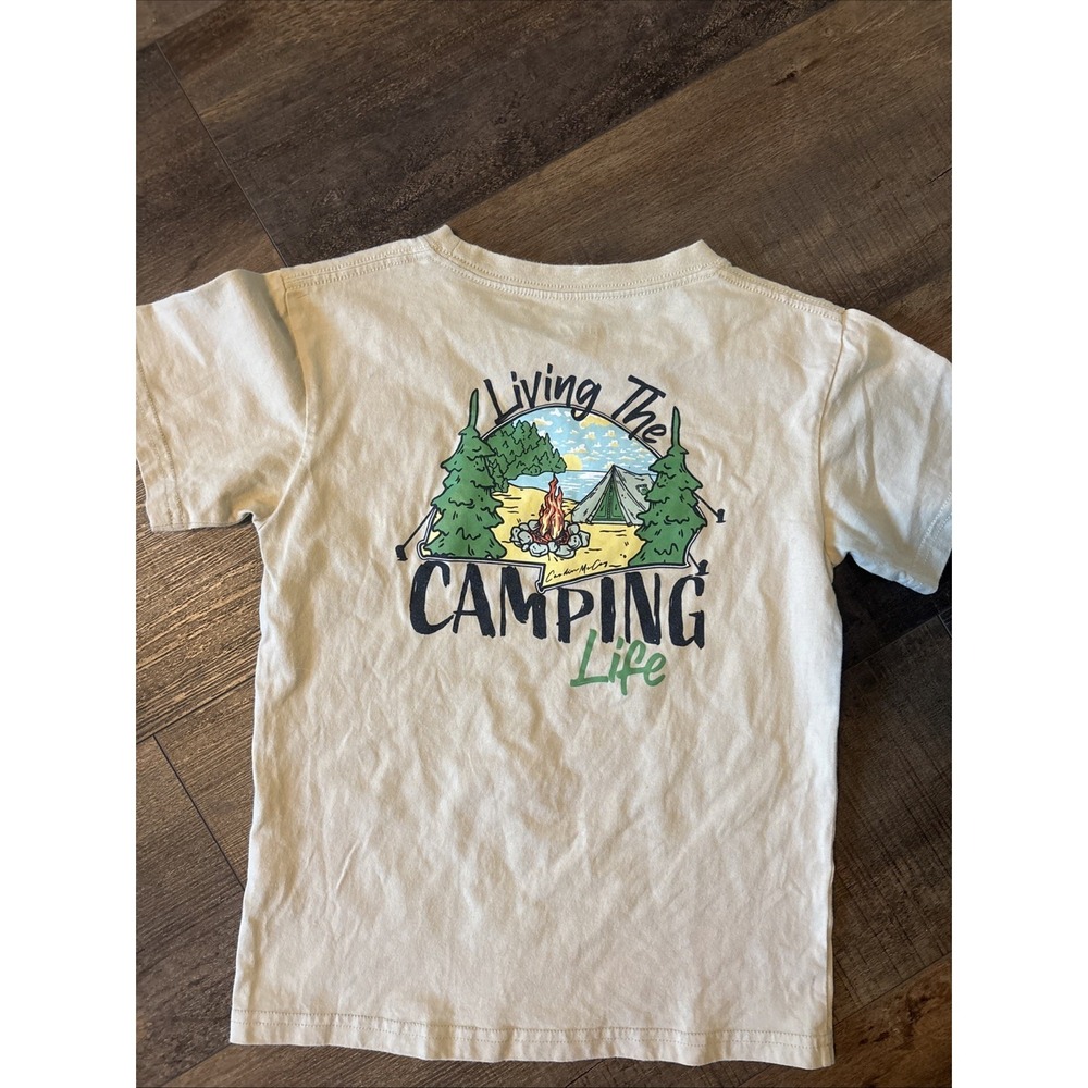 Cardin McCoy Boys t-shirt Small Camping Life NWOT